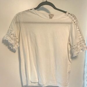 Jcrew white tee